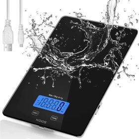 KOIOS Food Scale, 33lb/15Kg Digital Kitchen Scale for Food Ounces and Grams Cooking Baking, 1g/0.1oz Precise Graduation, Waterproof Tempered Glass