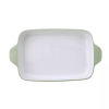 4.5qt Vitrified Stoneware Rectangular Baker Pistachio - Light green