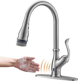 APPASO Touchless Kitchen Faucet with Pull Down Sprayer, Activated Hands-Free Motion Sensing Kitchen Faucet