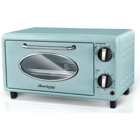 Elite Gourmet ETO147M New Collection Retro 2-Slice Toaster Oven, Mint - Elite Gourmet