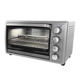 BLACK+DECKER Rotisserie Convection Countertop Toaster Oven, Stainless Steel, TO4314SSD - BLACK+DECKER