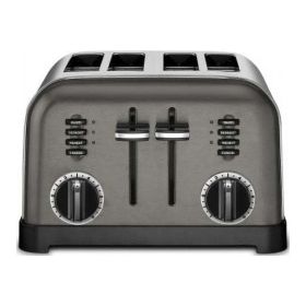 Cuisinart 4 Slice Metal Classic Toaster, New, CPT-180BKSP1 - Cuisinart