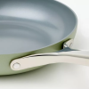 2pk (8" & 10") Aluminum Nonstick Frypan Set - Sage Green