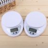 5kg/1g Portable Digital Scale LED Electronic Scales Postal Food Balance Measuring Weight Kitchen LED Electronic Scales - as pic