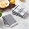 Better Homes & Gardens 4-Piece Oversized Dish Cloth Set, Rich Black - Better Homes & Gardens