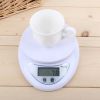 5kg/1g Portable Digital Scale LED Electronic Scales Postal Food Balance Measuring Weight Kitchen LED Electronic Scales - as pic