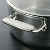 Tri-Ply Clad 6 Qt Covered Stainless Steel Deep Sauté Pan - Tramontina