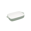 4.5qt Vitrified Stoneware Rectangular Baker Pistachio - Light green