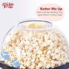 4.5 Qt. Stirring Electric Popcorn Popper, Lid, Serving Bowl & Convenient Storage, 18 Cups – Sky Blue - New - 3 lbs. - Blue